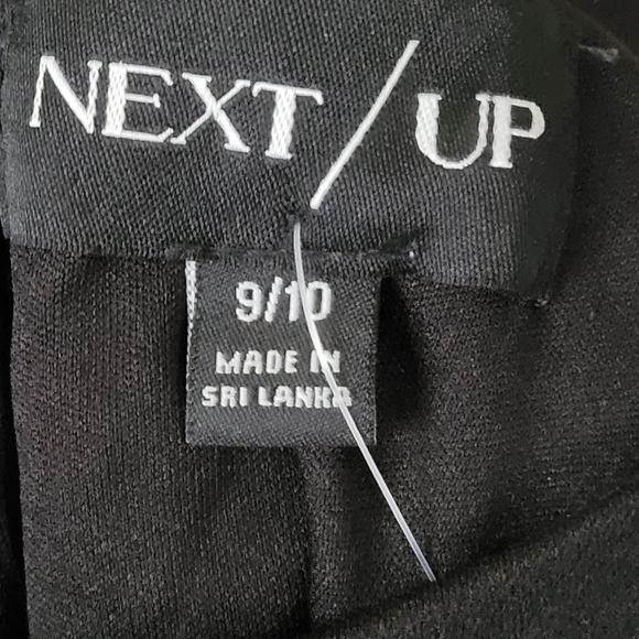 NEXT UP Womens Black Lace Trim Midi Cocktail Party Dress 9/10 - Picture 12 of 12